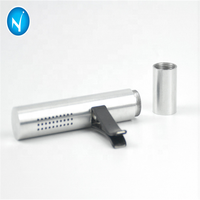 Diffuseur d'air frais pour voiture en alliage d'aluminium de marque LW, fourre-tout à quatre compartiments pour huiles essentielles d'aromathérapie, modèle 85 mm, fourni par l'usine