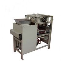 Multifunctionele natte sojabonen-, amandel-, pinda- en noten-snijmachine met rode schil, geschikt voor pistache met groene schil, commercieel gebruik, met motor.