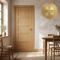 Porte intérieure à âme pleine homologuée CE, insonorisée, avec fonction de fermeture silencieuse, surface finie, pour salle de bain et appartement