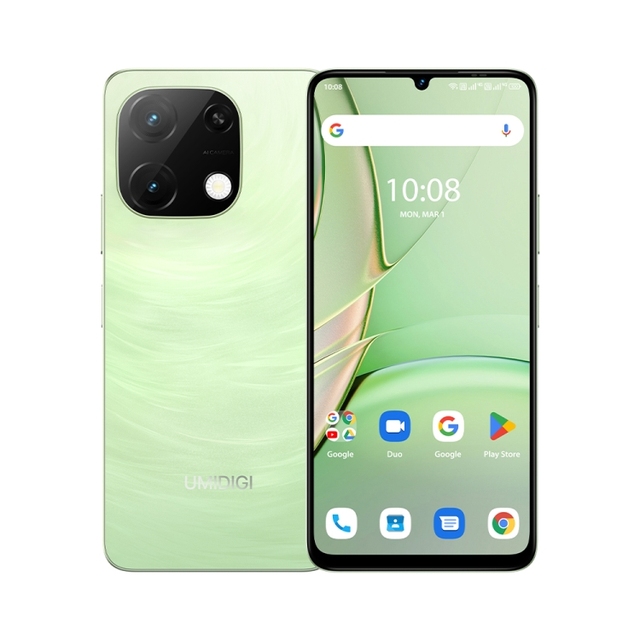 For UMIDIGI G9T 6.75 Inch Android 14 Smartphone 4GB+128GB Face ID & Side Fingerprint Octa Core 4G UNISOC T606 LTE Spanish German