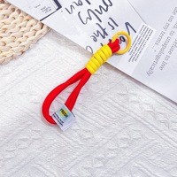 Cordon porte-clés en nylon tressé Bonie, 20 cm, pour hommes et femmes, avec boucle d'alpinisme, pour sac à main en peluche