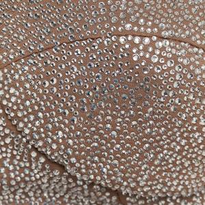 Robe de soirée longue pour femme, dos nu, sans manches, entièrement ornée de strass et de paillettes, avec superposition transparente, pour soirée et bal - Product Image 3