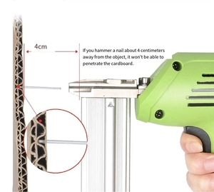 BNMJ Pistola de Clavos Brad Industrial DIY con Garantía de 1 Año, Motor sin Escobillas de 220V, Batería de 2000mAh, para Clavos Brad de 1/2in-3 1/2in de Longitud - Product Image 1