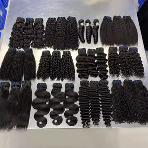 Extensions de cheveux naturels Remy vietnamiens lisses et raides, tissage double machine, pointes épaisses, couleur naturelle - Product Image 2