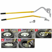 Outil manuel de montage/démontage de pneus en acier 17,5'-24,5" pour pneus tubeless, outil de démontage de pneus de véhicule