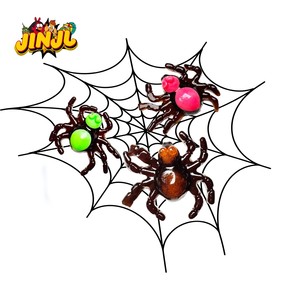 Venta al por mayor 2026 Nuevas gomitas creativas y bizarras de Halloween, gomitas espeluznantes con forma de araña y centipeda en 3D, 50% de contenido de jugo - Product Image 2