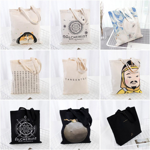 Vente en gros Sac fourre-tout professionnel en toile de coton écologique personnalisé pas cher - Product Image 6