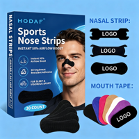 Bandes nasales sportives personnalisées avec logo privé, forme sur mesure, résistantes à la transpiration, pour le sommeil et les sports intenses, vente en gros