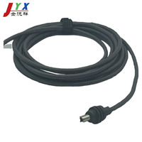 محول JYX قابل للتخصيص بـ 2 دبوس، سلك نحاسي من PVC، طول 1 متر، مقاوم للماء، 240 فولت، لإضاءة LED RGB للسيارات
