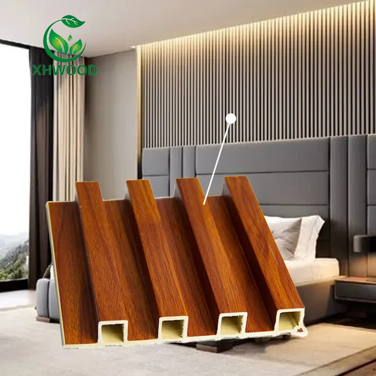 CIF MANILA CHEAP Philippines hot sell New design Wooden Grain Pvc Wpc Wall Panels For interior Decoration