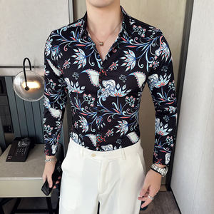 Premium Luxury <span class=keywords><strong>Camisas</strong></span> Africanas Para Hombr <span class=keywords><strong>Camisas</strong></span> de moda <span class=keywords><strong>Camisas</strong></span> de hombre para hombre de manga larga - Product Image 4