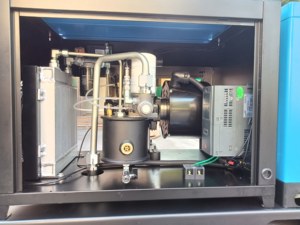 ZAKF <span class=keywords><strong>Compresor</strong></span> <span class=keywords><strong>de</strong></span> <span class=keywords><strong>Aire</strong></span> Monofásico <span class=keywords><strong>de</strong></span> Alta Calidad, 3.7KW 5HP 220V 50/60HZ, Todo en Uno, Tipo Tornillo, para Clasificador <span class=keywords><strong>de</strong></span> Arroz por Color - Product Image 5