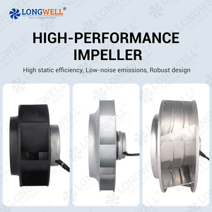 Longwell มอเตอร์ใบพัดด้านนอกพัดลมแรงเหวี่ยงสำหรับระบบระบายอากาศขนาดเส้นผ่าศูนย์กลาง450มม. AC 230V 115V 380V - Product Image 2