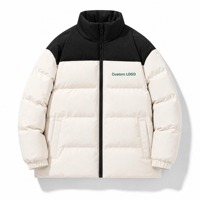Veste matelassée unisexe YOUMEI pour homme et femme, coupe ample, doublée polaire, avec fermeture éclair, en toile, coupe-vent, écologique, pour couple