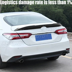 For Toyota Camry Spoiler 2018 2019 2020 2021 High Quality ABS Material <b>Car</b> Rear Trunk Wing Accessories Body Kit - Product Image 2