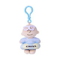 Peluche officielle Olaf le chien de dessin animé en forme de cacahuète, porte-clés personnalisé Charlie en peluche pour collection d'enfants