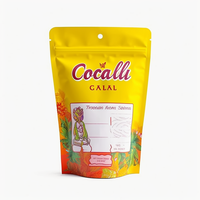 Sacs en plastique refermables personnalisés en gros, emballage alimentaire, sachet debout, fermeture éclair, sachet en aluminium pour le thé