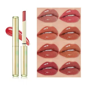 Private Label Vegan Cruelty Free Light Water Permeable No Sticky Hydrating Mirror Lipstick