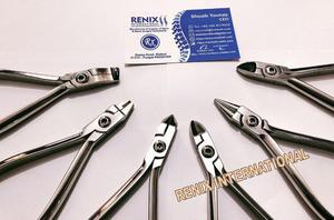 Alicates/cortadores de ortodoncia Instrumentos dentales manuales Acero inoxidable la base del equipo quirúrgico - Product Image 2