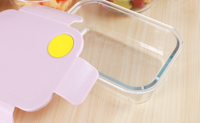 Bol à salade en verre avec couvercle en PP sans BPA, compatible micro-ondes, pour la conservation des aliments frais, boîte à lunch, ensemble de 4 pièces, récipients de stockage alimentaire hermétiques