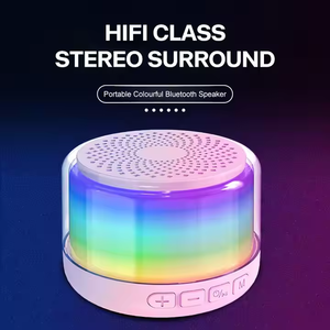 Factory Supplied Smart Blue Tooth Speaker Portable Mini Wireless Speaker with RGB Lights TF Card Computer Speakers - Product Image 4