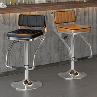 Barhocker Drehbare Höhe Verstellbare Theke Nordische Moderne Wohn möbel Hohe Küche Leder Gold Luxus hocker Bar stühle