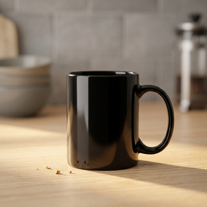 Tasse en grès Santos de style moderne 330 ml, compatible lave-vaisselle et micro-ondes, avec couvercle, idée cadeau d'affaires, modèle 100378-3 - Product Image 2