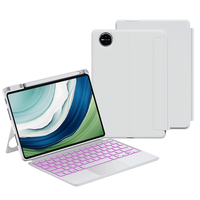 Clavier sans fil multifonctionnel détachable avec interrupteurs à ciseaux et rotation à 360 degrés pour MatePad Pro 13,2 pouces (2023/2025)