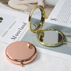 2025 Customized Fashion Wedding Favors Gifts Mirror Compact Wholesale Pocket Mirrors