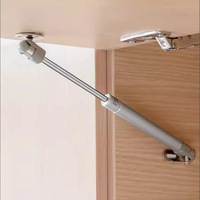 Amortisseur hydraulique pour porte d'armoire, tige télescopique pneumatique, support de rabat supérieur, fermeture douce, moderne, réglable pour cuisine et salle de bain