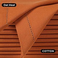 Serviettes carrées brodées pour événements festifs, style européen, linge de table écologique, 12 pièces