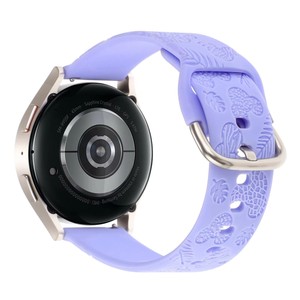 Bracelet de montre en silicone gravé motif dessin animé, compatible Huawei <span class=keywords><strong>Watch</strong></span> et Samsung universel 20/22mm, motif feuille <span class=keywords><strong>Mickey</strong></span> - Product Image 2