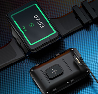 Montre connectée 2024 avec double caméra, GPS Android, suivi d'activité, fonction d'appel, boussole et surveillance de la fréquence cardiaque - Unisexe
