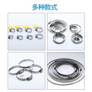 Collier de serrage en acier inoxydable, taille impériale, type à vis, pour tuyaux d'évacuation de gaz et d'eau de cuisine, étanche et antirouille - Product Image 5