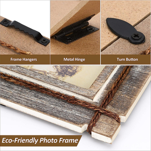 Marco de <span class=keywords><strong>fotos</strong></span> de madera en línea de tamaño A4 inteligente personalizado de fábrica para sala de estar, dormitorio, decoración de oficina - Product Image 3