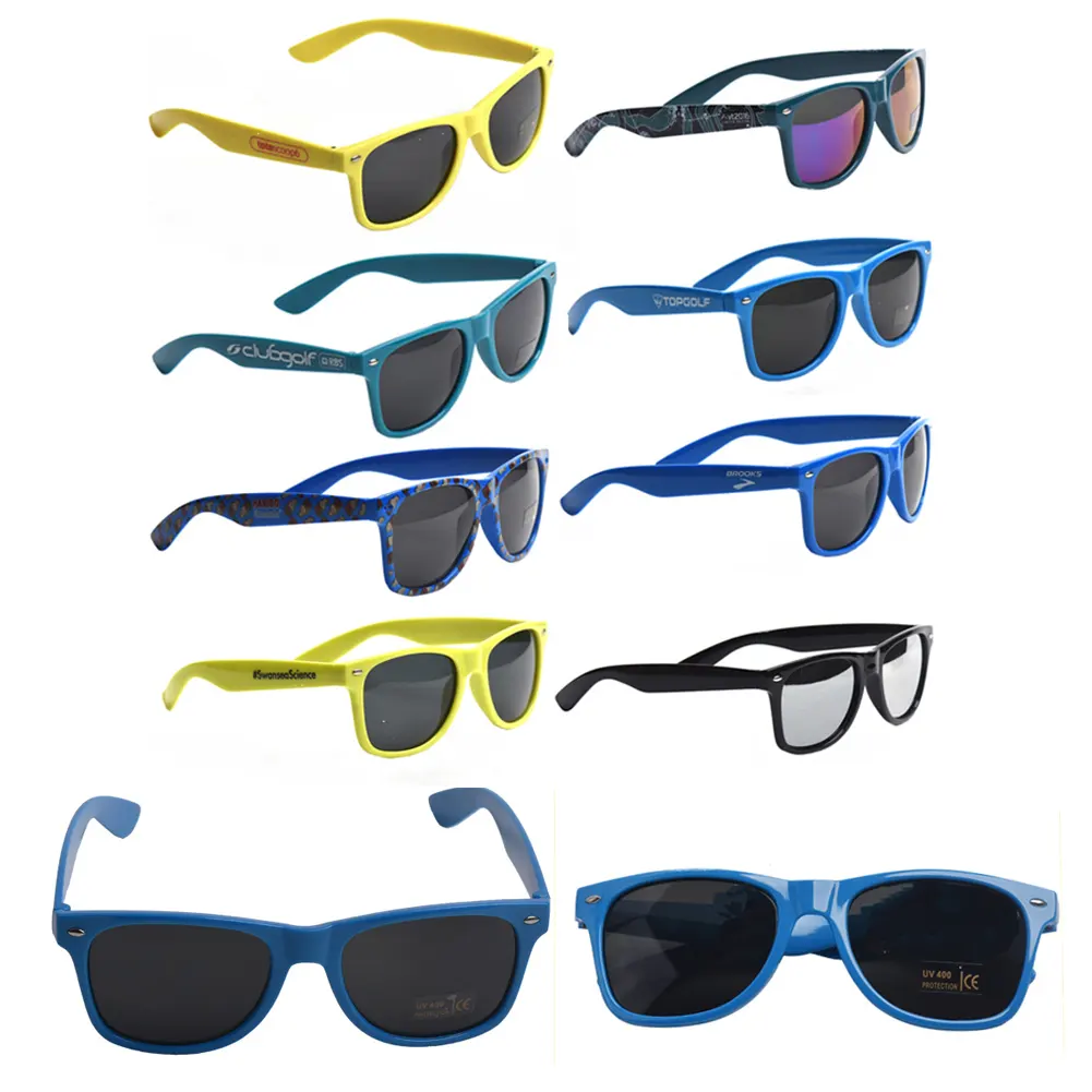 نظارة شمسية للنساء والرجال نظارات شمسية رخيصة نظارات شمسية مربعة من البلاستيك