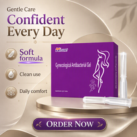 Gel de Soin d'Hygiène Intime Féminine OEM ODM à Base d'Extraits Végétaux, Nettoyant Vaginal Doux avec Applicateur Jetable – Prise en Charge OEM/ODM