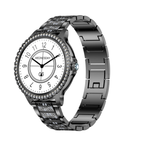 Oro argento <span class=keywords><strong>rosa</strong></span> bianco moda splendido diamante ragazze <span class=keywords><strong>Smartwatch</strong></span> salute intelligente orologio sportivo pressione sanguigna - Product Image 3