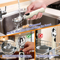 Cuchara para Helado Recargable, Resistente al Agua IP67, Autocalentable, Calentamiento Rápido, Portátil, Ayudante Diario de Cocina, Cuchara para Helado con Calefacción