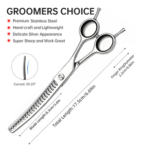 Best Chunker Barber Scissors Double Sides Teeth Texturizing Hair <b>Thinning</b> Scissors Shear Professional Hairdressing Scissors - Product Image 2