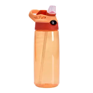 Wieder verwendbare Kindergarten Tasse 16oz 18oz klare Acryl Kunststoff Kinder umwelt freundliche bpa kostenlose Wasser flaschen Farbige kalte Tassen