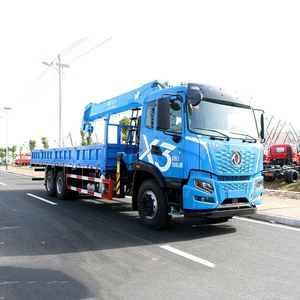 Dongfeng X3 6*4 Truck Mounted Crane With 12 Ton Straight Boom Crane, Strong <b>Power</b> & Fast Start for Engineering Lifting - Product Image 4