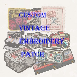 Tùy Chỉnh Cổ Điển Vá Sắt Trên May Trên Quần Áo Appliques DIY Cổ Điển Thêu Phù Hiệu Và Các Bản Vá Lỗi - Product Image 2