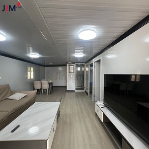 Villa Moderna Prefabbricata in Acciaio Leggero da 40 e 20 Piedi Pronta Consegna, Casa <span class=keywords><strong>Container</strong></span> Espandibile con <span class=keywords><strong>2</strong></span> 3 4 5 Camere da Letto, Casa Mobile in Vendita - Product Image 3