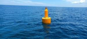 Bouée de marquage de Navigation personnalisée de 800mm avec lumière solaire, bouée flottante de navigation de sécurité Marine pour la Navigation en bateau - Product Image 4