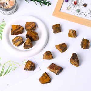 Piedras de Cristal Naturales Curativas al por Mayor, Bloques de Cuarzo Dispersos, Piedra Ojo de Tigre, Cristal en Bruto para Especímenes Minerales - Product Image 5
