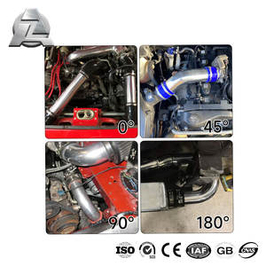 Tubo de Alumínio Anodizado <span class=keywords><strong>Universal</strong></span> de 2.25 a 3 Polegadas para <span class=keywords><strong>Intercooler</strong></span>, Fabricação Durável - Product Image 6