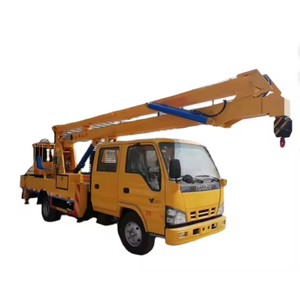 Nouveau camion de travail aérien hydraulique diesel <span class=keywords><strong>KLF</strong></span> ISUZU 4x2 Euro 3 à flèche télescopique 12-14m pour haute altitude 150-250HP - Product Image 1