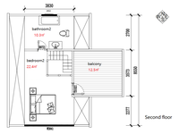 Maison préfabriquée triangulaire de haute qualité avec cadre personnalisé, duplex, cabane de glamping, balcon, mur entièrement vitré, villa de villégiature européenne