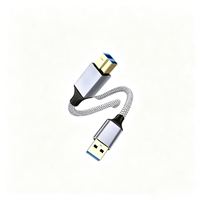 USB 3.0 High-Speed Square-Head Data Pure Copper Conductor Aluminium Alloy Jacket untuk Printer Transfer Data Eksternal